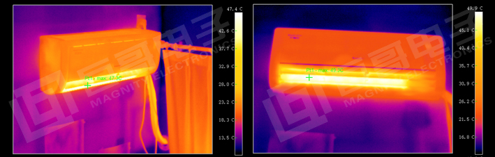 巨哥电子-红外热成像仪检测空调出风口