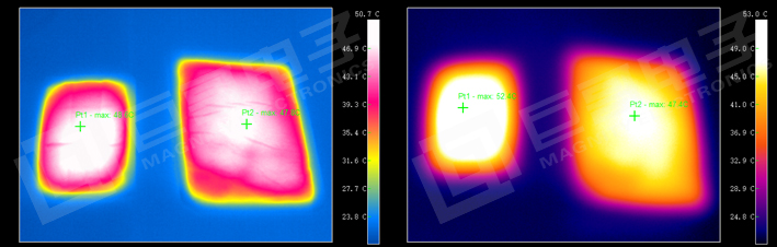 巨哥电子-红外热成像仪检测暖宝宝温度