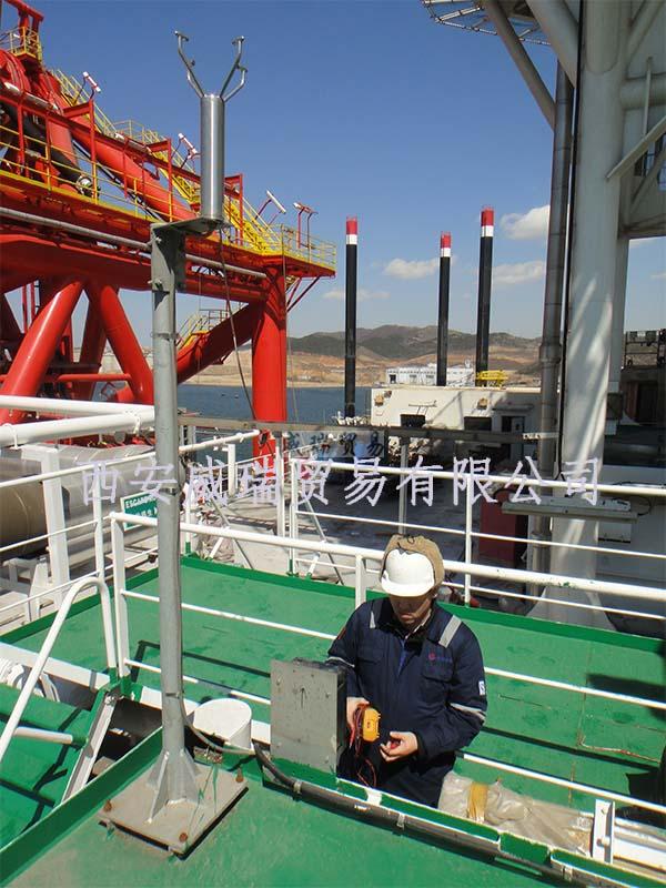 中海油单点监测项目风速风向仪安装调试完成(图2)